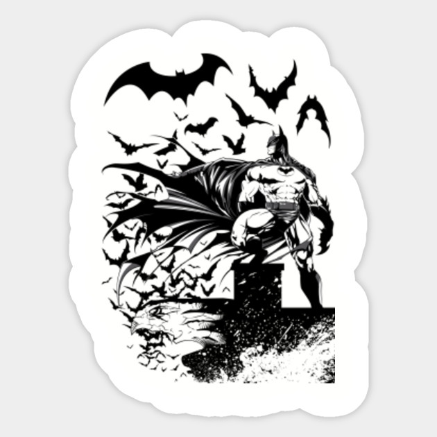 THE DARK KNIGHT Batman Sticker TeePublic